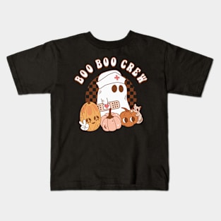 Boo Boo Crew Nurse Shirts Halloween Nurse Shirts for Women Kids T-Shirt